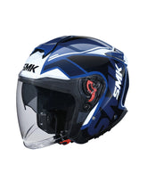 SMK GTJ TOURER DECORADO MOTO ABERTO CAPACETE BRILLO (GL515)